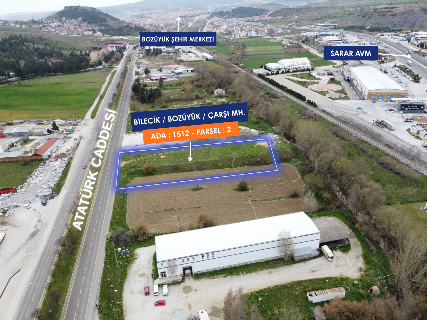 KURUOĞLU’ NDAN SATILIK SANAYİ İMARLI ARSA - 5