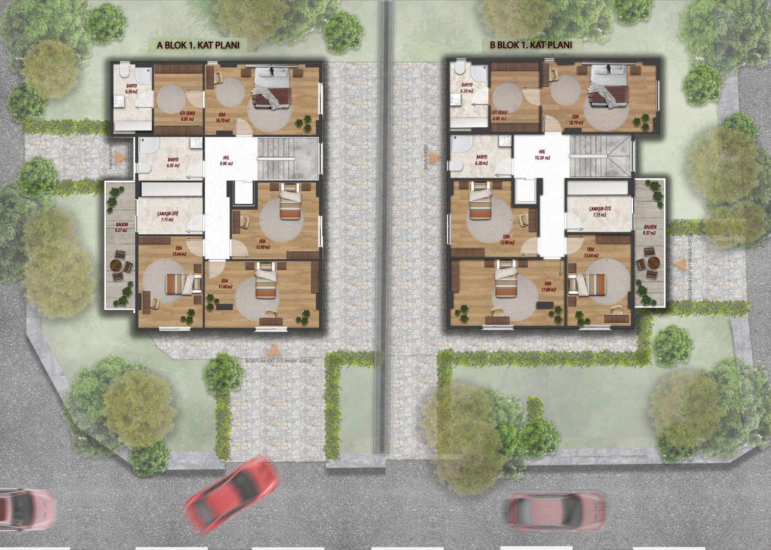 KURUOĞLU 'NDAN YEŞİLKENT MH. SATILIK 590 M² TRIPLEX VİLLA - 6